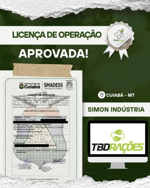 Um carinho especial por esse cliente! ✨
Um dos nossos primeiros clientes e toda mudança necessária nos órgãos competentes sempre nos chamam.
Dessa vez renovação de LO ✅
Agradecemos a confiança 🙏🏻