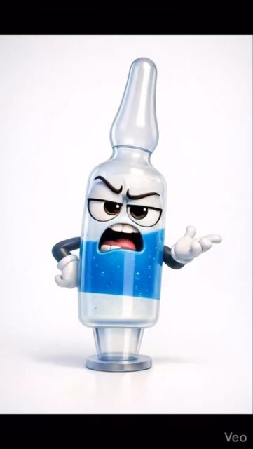 Quando me descartam na caixa de perfuro: 😡
Quando vão pro destino químico certo: 🥰
Façam a ampola de medicamento feliz, gente 🙏😂